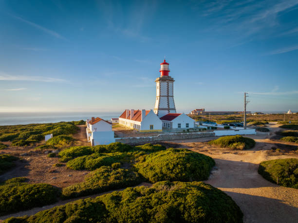istock Lighthouse on Cabo Espichel cape Espichel on Atlantic ocean 1703144141