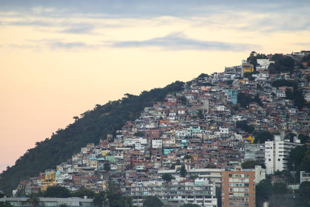 Vidigal Favela in Rio de Janeiro Brazil.