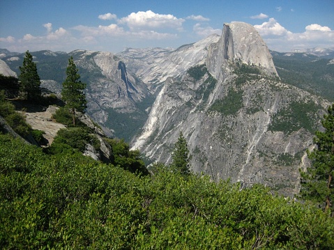 View of Half Dome in Yosemite National Park