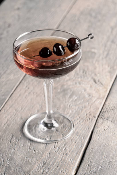 istock Manhattan Cocktail in Crystal Coup Glass 1703321001