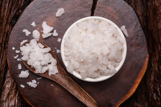 istock Spa aromatic sea salts, Beautiful spa composition 1703344584
