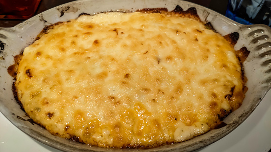 Delicious grilled gratin