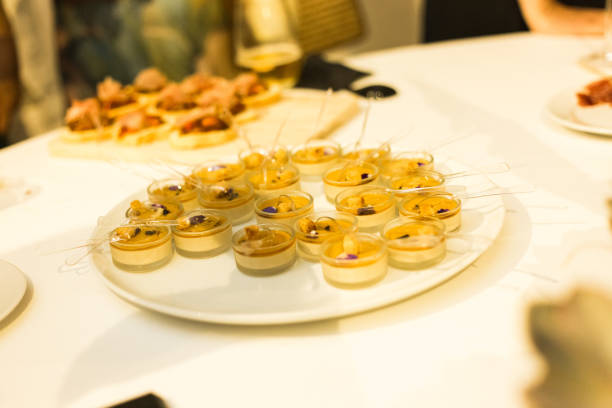 istock Appetizers in a Mediterranean wedding, a single-bite snack 1703403108