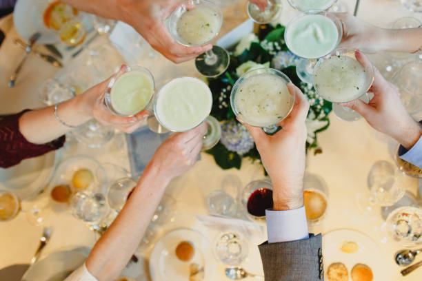 istock Drinks during a wedding in glass cups with ice 1703426517