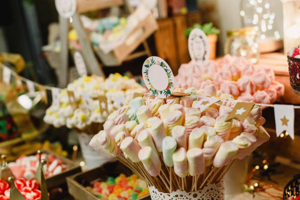 istock candy bar at a wedding filled with sweets and baubles 1703448594