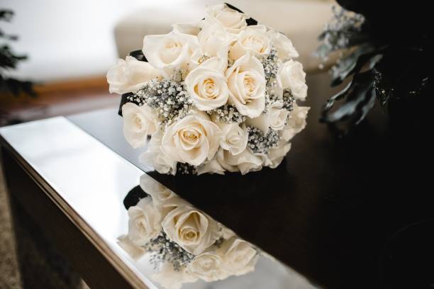 istock Colorful isolated bridal bouquet for a wedding 1703449772