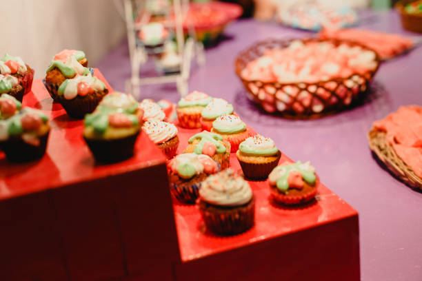 istock candy bar at a wedding filled with sweets and baubles 1703463426