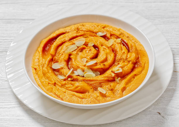 istock vanilla whipped sweet potatoes with maple syrup 1703521420