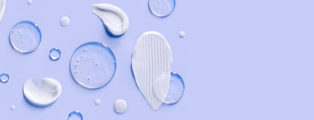 istock cosmetic smears cream texture on pastel background with space for text 1703572260