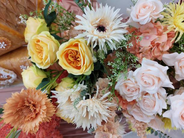 istock Flowers for the tenth lunar month Tradition for Buddhists 1703598202