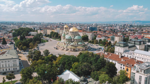 istock Aerial view of the Sofia 1703598778