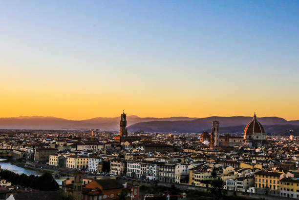 istock Italy Florence Sunset on Piazzale Michelangelo 1703607515