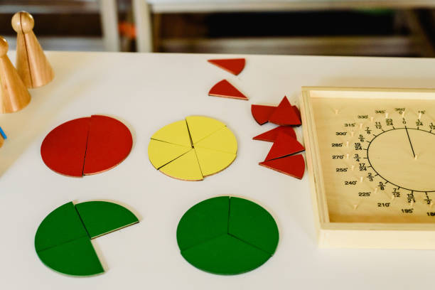 istock Geometry and mathematics materials in a Montessori classroom 1703626675
