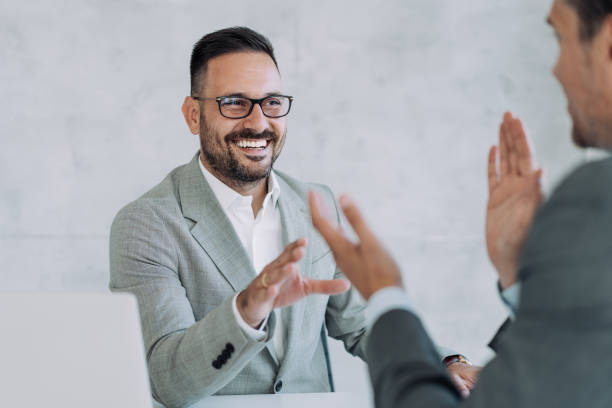 istock Business partners in meeting. 1703628441