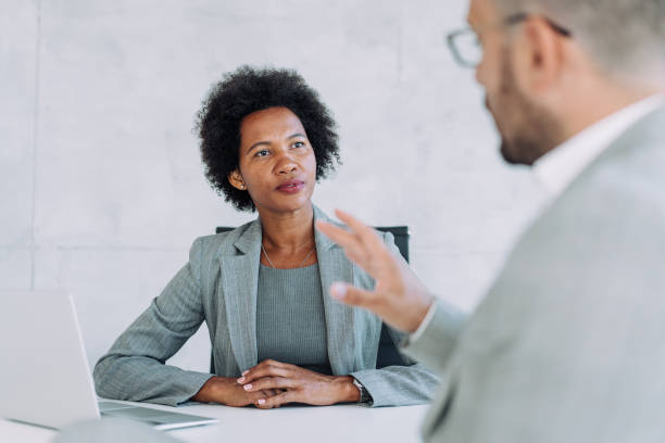 istock Business partners in meeting. 1703628447