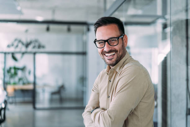 istock Portrait of successful businessman. 1703628507