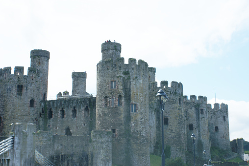 The exterior of Conwy Castle In The Welsh, United Kingdom, August 01, 2009