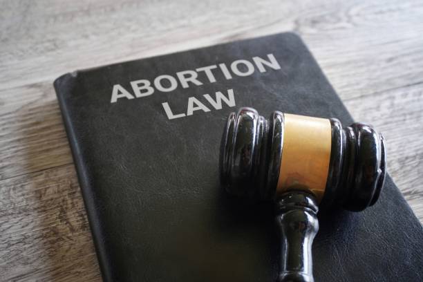 istock Judge gavel and book with text ABORTION LAW. 1703679604