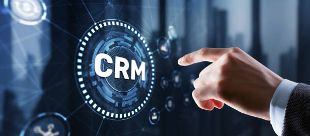 istock CRM Customer Relationship Management. Businessman clicks. Business Internet Technology Concept 1703718036