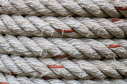 Tie rope pattern, parallel row of rope line background.
