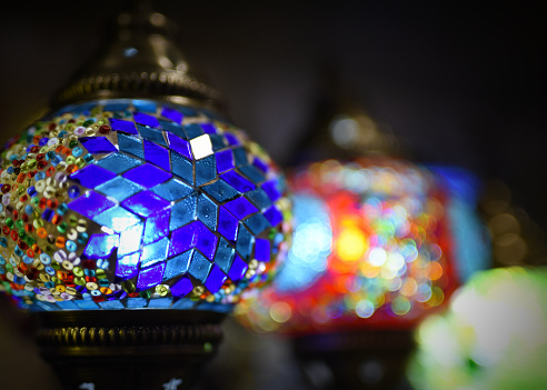 Arabic colored lights for candles and decoration