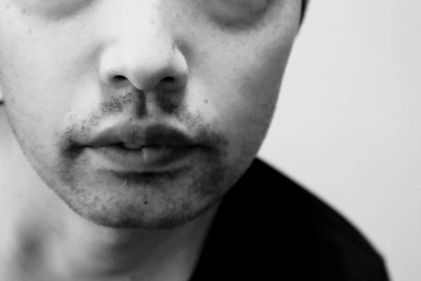 istock Japanese man with a hairy beard 1703844667