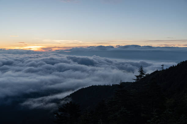 istock A sea of clouds spreads out before sunrise 1703930923