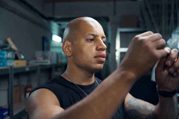 istock African American man working in warehouse 1703941687