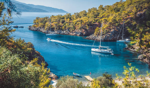 istock Beautiful landscape of the waterside 1703961120