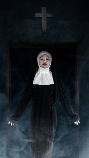 istock Scary woman. Halloween concept 1704020866