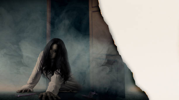 istock Scary woman. Halloween concept 1704022948