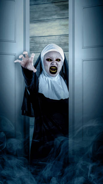 istock Scary woman. Halloween concept 1704022954
