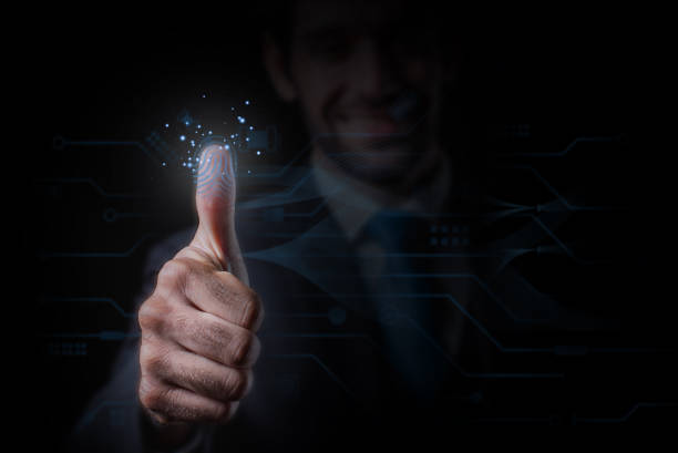 istock To scan fingerprint access passwords and biometric identities for technological security ideas, give your virtual fingerprint the thumbs up. Internet of things change management digital transformation 1704078083