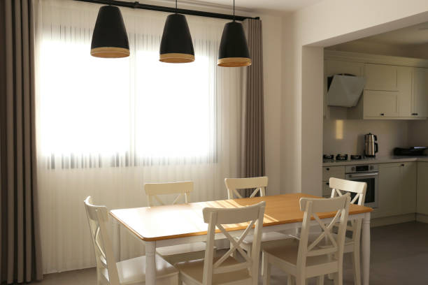istock Beautiful dining area in a big house. 1704126611