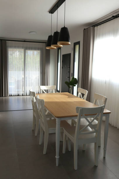 istock Beautiful dining area in a big house. 1704131219