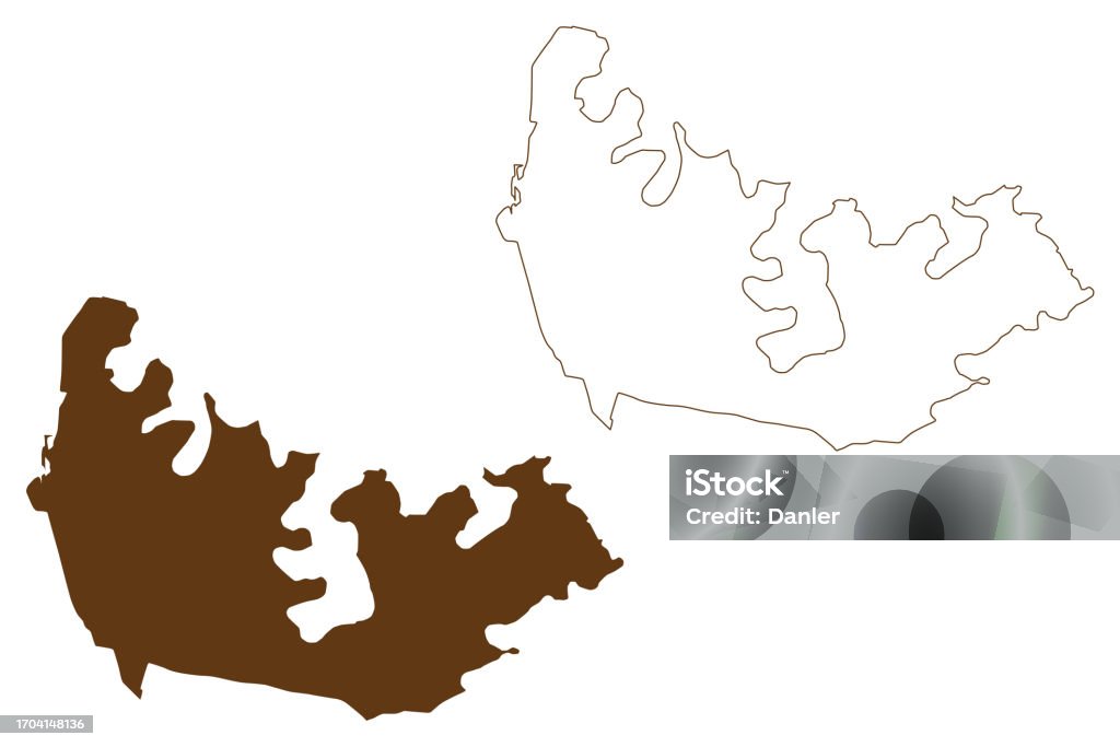 City Of Canada Bay Map Vector Illustration Scribble Sketch Canada Bay