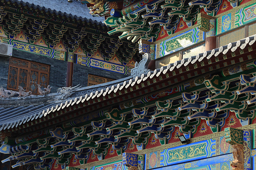 roof with dancheong pattern