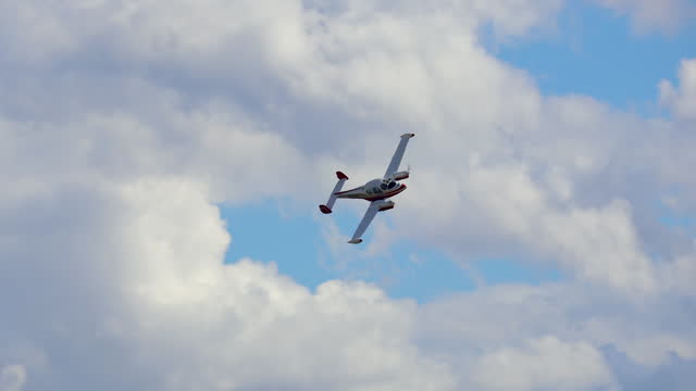 Hosin, Czech republic - September 02, 2023: Plane L 200 Morava, fly on sky
