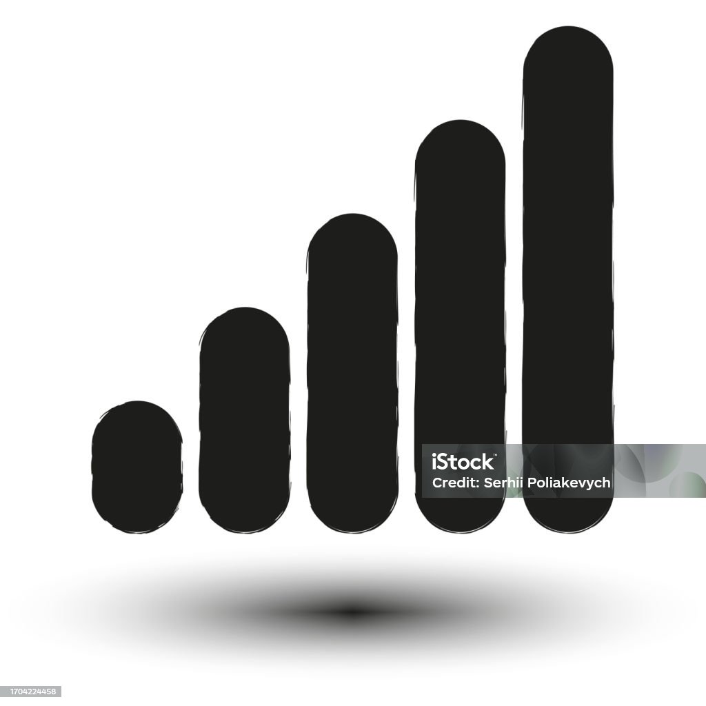 Graph Bar Sign Bar Chart Bar Graph Symbol Vector Illustration Eps 10 Stock ...
