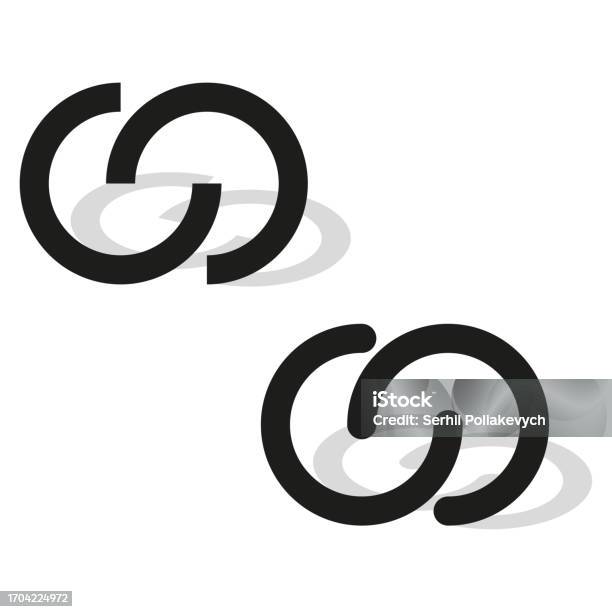 Interlocking Rings Broken Graphics Interlocking Circles Interlocking Rings Vector Illustration Eps 10 ...