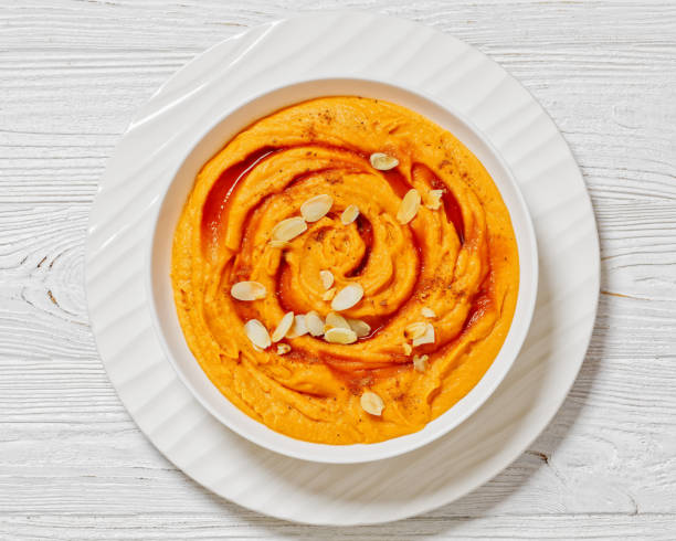 istock vanilla whipped sweet potatoes with maple syrup 1704250519