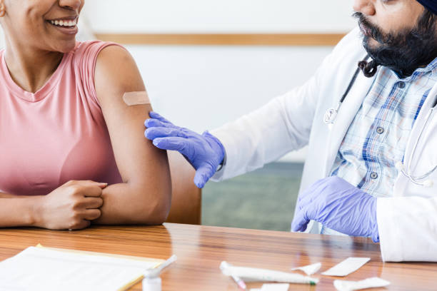 istock Unrecognizable male physician talks with the female patient 1704270954