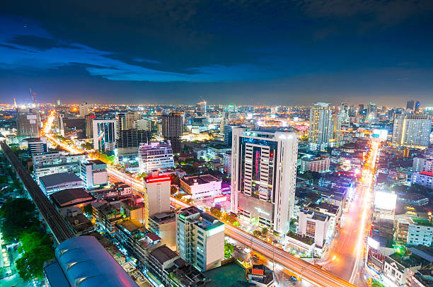 istock Panoramic view of urban landscape in Asia 170427952