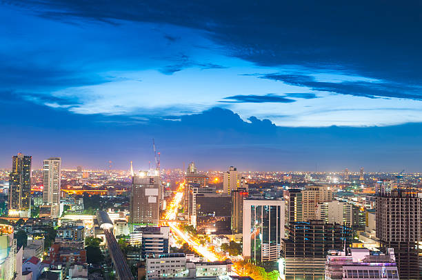 istock Panoramic view of urban landscape in Asia 170427967