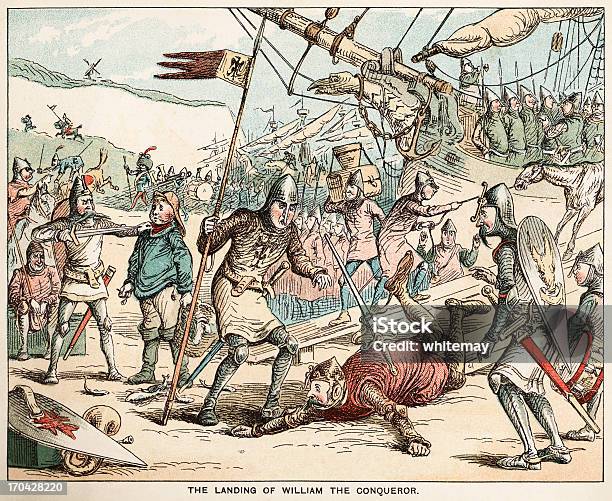 Arrival Of William The Conqueror Stock Illustration - Download Image Now - William the Conqueror, Battle, Battle of Hastings