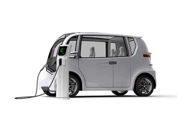 Electric Car 3D illustration of electric car. smart car stock pictures, royalty-free photos & images