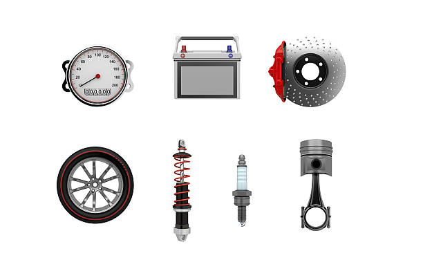partes de carro - vela de ignição imagens e fotografias de stock