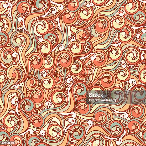 Brown And Orange Swirls Stock Illustration - Download Image Now - Abstract, Backgrounds, Beige