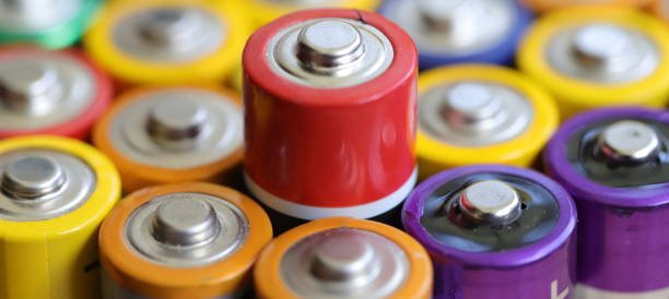 istock many round batteries and one red battery 1704293191