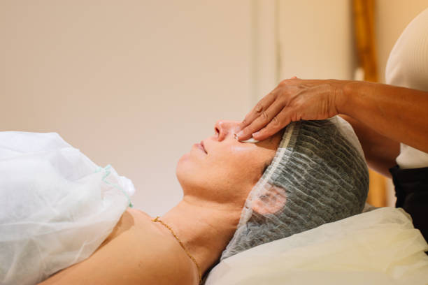 istock Woman having a facial massage 1704293543
